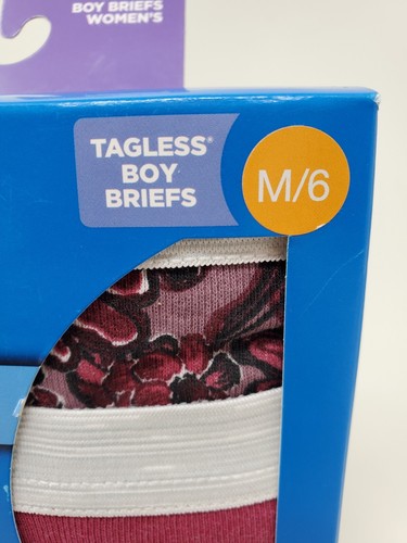 Hanes Tagless Boys Briefs Sz M/6 Cool Dri Colored Cotton Hips 38"-39" Pants 8-10 - Picture 8 of 10