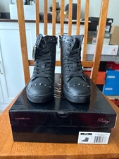 Size 5 Pastry Womens Dance Military Glitz Boot Black PA161020 Sparkle