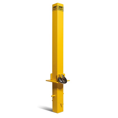 Maypole Heavy Duty Fold Down Security Post Concrete Set Type Driveways, 