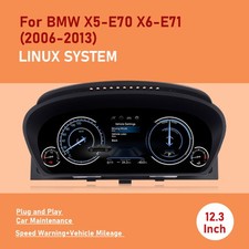 BMW X5 E70 X6 E71 12,3 Zoll Digitales Kombiinstrument LCD Tacho Cluster Set