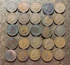 (25) 1/2 Roll - Indian Head Cent Coins - No Reserve