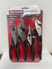 Craftsman 4pc Pliers Set W Trugrip Handles 9-02089 New