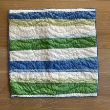 Pottery Barn Kids Spring Stripe Quilted Pillow Sham 26" Square