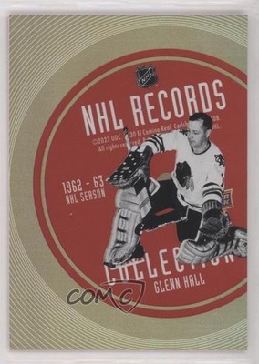 2021 Upper Deck Extended Series Record Collections Gold /250 Glenn Hall HOF 0j3f