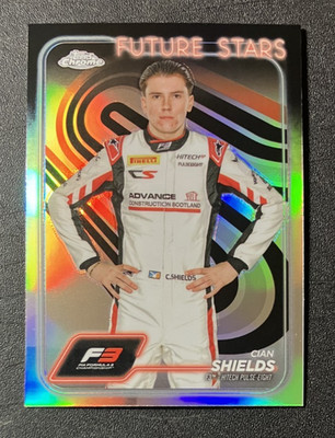 Refractor Cian Shields Portrait #57 - 2024 Topps Chrome Formula 1 F1 F3 - CLEAN