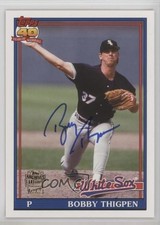 2012 Topps Archives Fan Favorites Auto Bobby Thigpen #FFA-BT Auto 2oe
