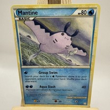 Pokémon TCG Mantine Heartgold Soulsilver 45/123 Regular Uncommon LP