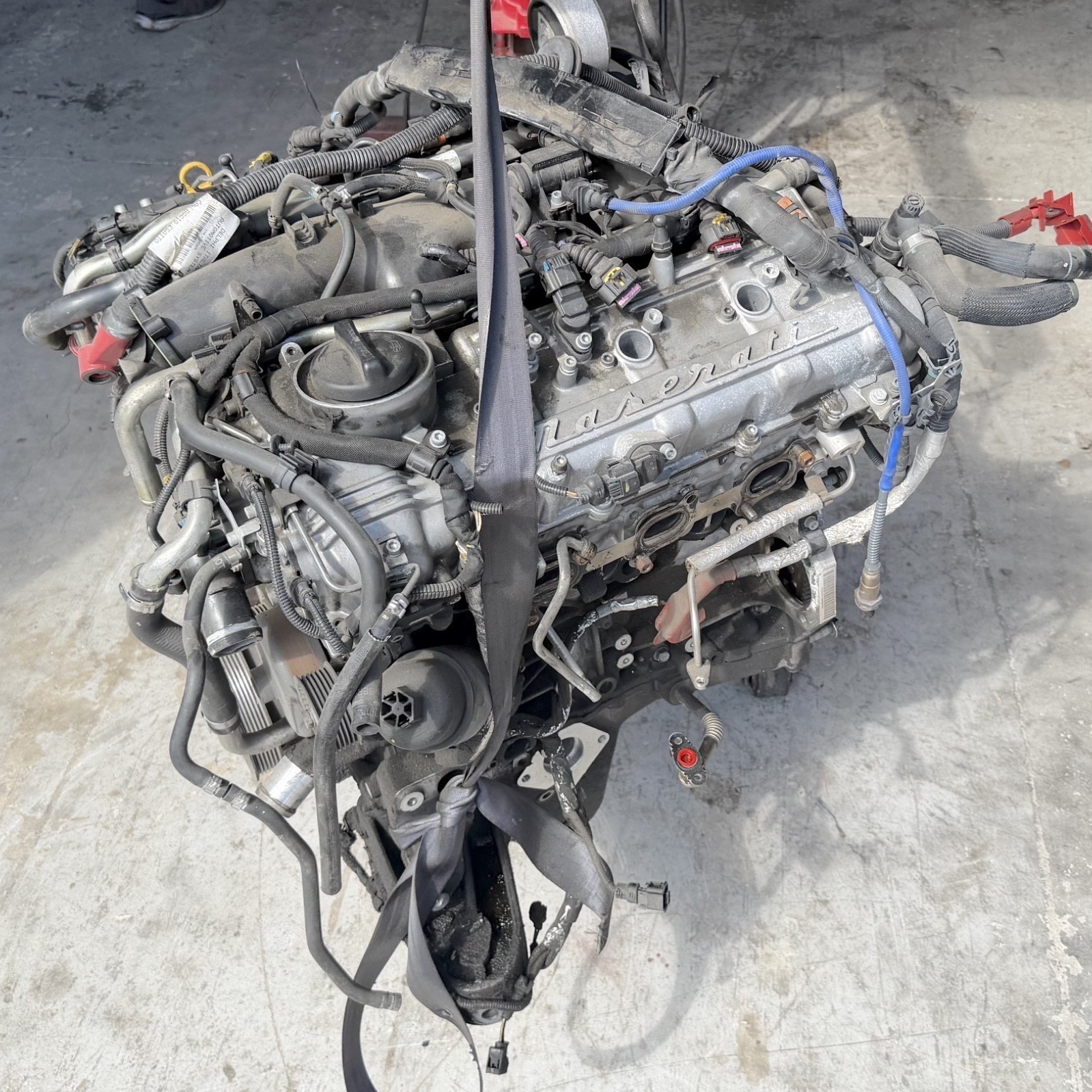 14-17 MASERATI GHIBLI M157 SQ4 3.0L AWD A/T TWIN TURBO ENGINE 120K