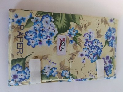 One Stroke Paint Brush Set Floral Roll-Up Case 16 Pc - Used