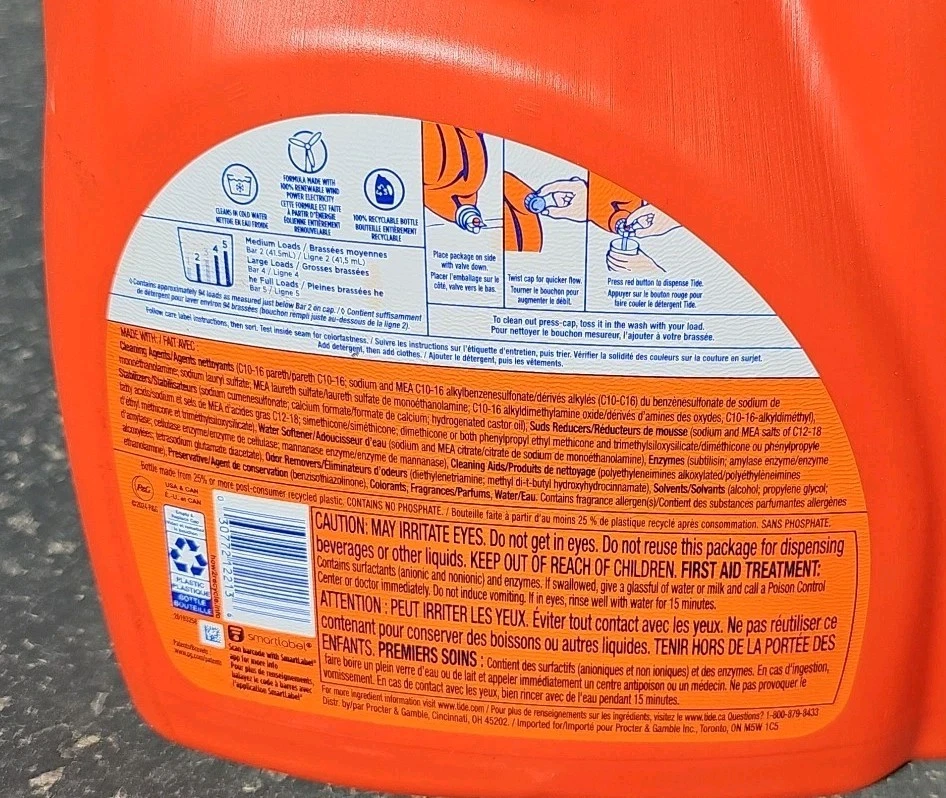 132oz.Ultra Oxiclean Stain Fighter Liquid Concentrated Laundry Detergent(94Load) - Image 3 of 4