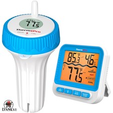 Smart Waterproof Pool Thermometer with Bright Backlit Display for All Conditions