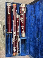 Lesher brand wood Bassoon with case. Made in USA