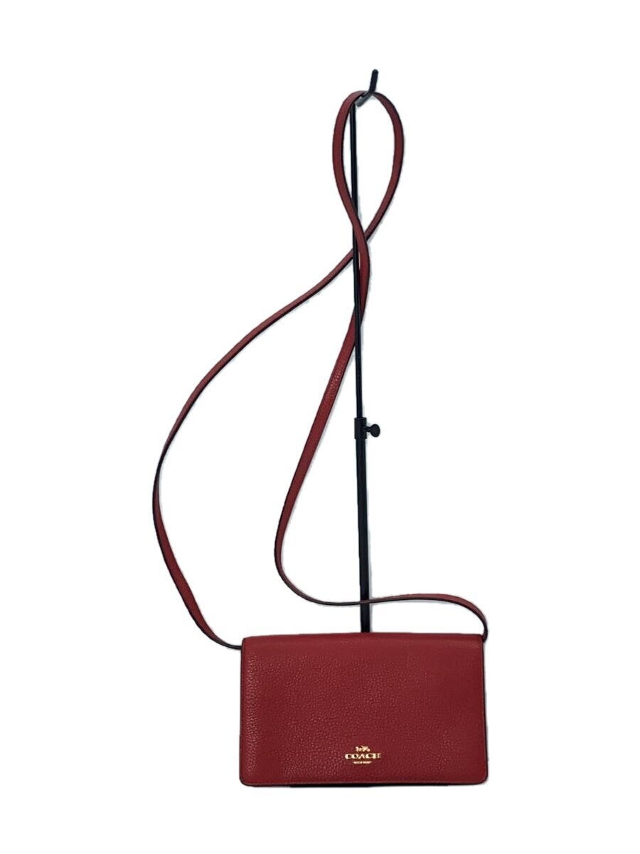 Coach Vintage Red Leather Shoulder Bag 12x8x2.5 Excellent Condition