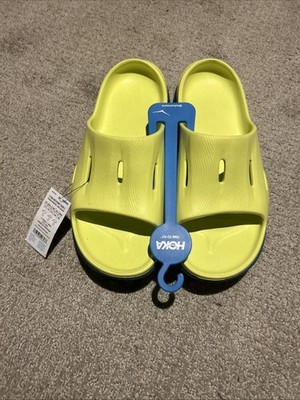HOKA Ora Recovery Slide 3 Evening Primrose/Deep Lagoon Men s Sz 10