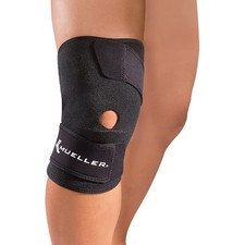 Mueller Wraparound Knee Support Brace - Black