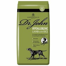 Dr Johns Hypoallergenic Dry Dog Food with Lamb & Rice - Adult & Seniors 4kg 4.91 per kilo