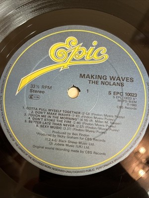 The Nolans - Making Waves Vinyl LP Record, 1980, Electronic, Pop, Ballad
