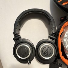 Audio-Technica ATH-M50X Wired Over-Ear Headphones Black with Carrying Case