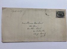 1899 CANADA Sc#74 1/2 CENT USED COVER ENVELOPE KENTVILLE NOVA SCOTIA WRAPPER