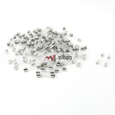 100 Pcs 250V 10Amp Fast Blow Type Glass Tube Fuses 6x30mm   Tone Clear Kd #hj