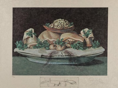 Salvador Dali (1904-1989). Les diners de Gala, 1978 Bild 4 A1-A4 Plakat Kunst P