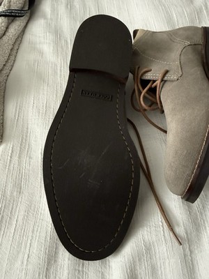 Cole Haan Ogden Stitch Suede Chukka Boots Gray Dress Casual  display picture 1