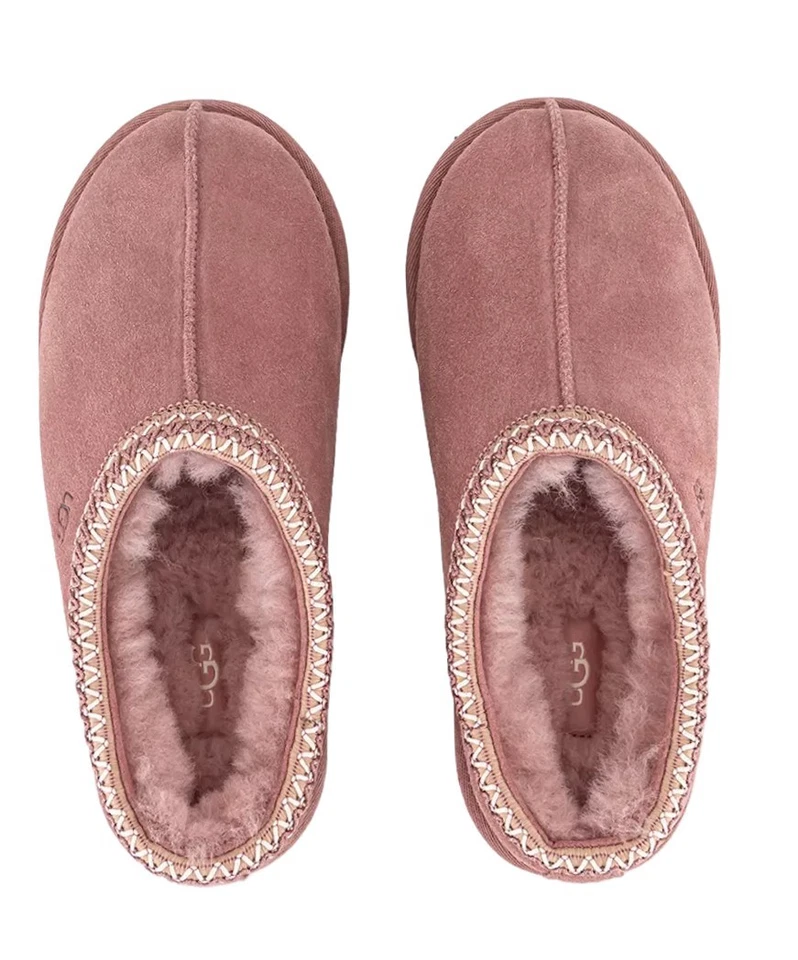 NUEVO 100% Auténtico UGG Para Mujer Tasman II Cuello Trenzado Zapatilla Zapatos Rosa Amanecer Foto 2 de 4
