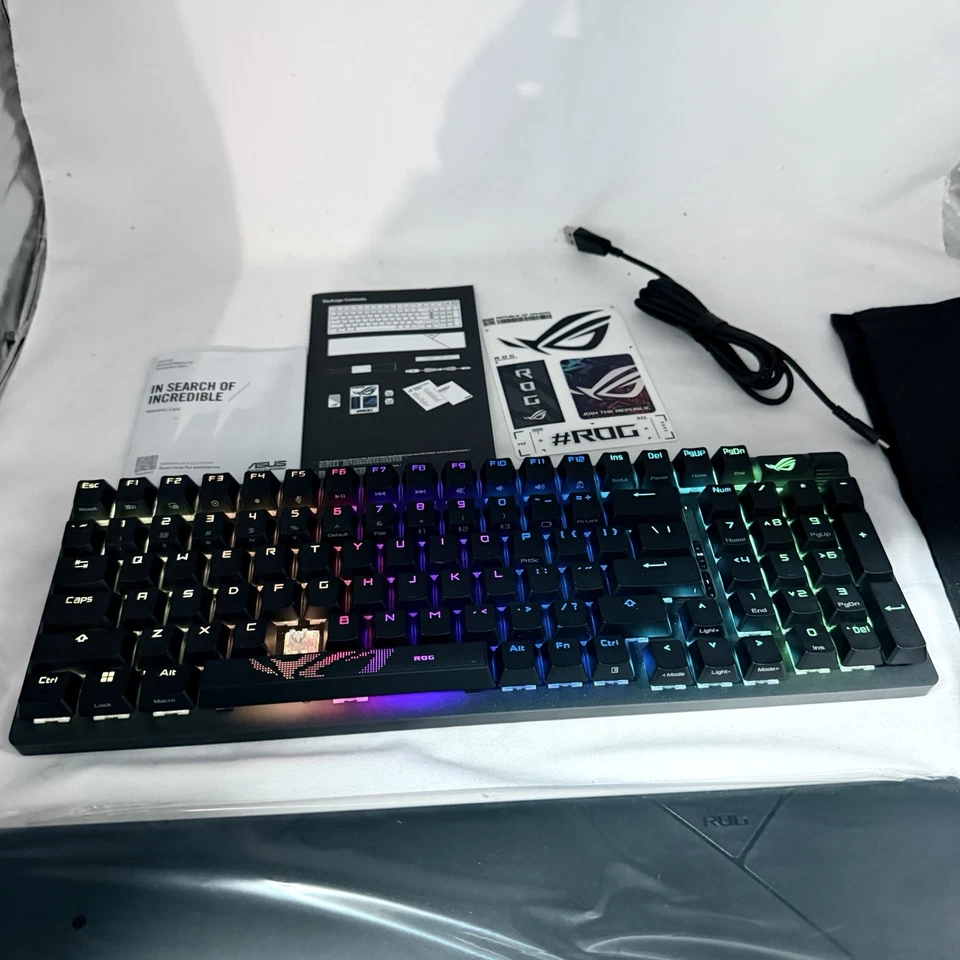 ASUS ROG Strix Scope II 96 Wireless Gaming Keyboard - Tri-Mode Connection  READ! - Image 3 of 4
