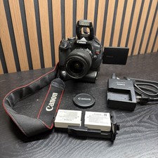 Canon EOS Rebel T3i Digital Camera With 2 Batteries Mint Tested