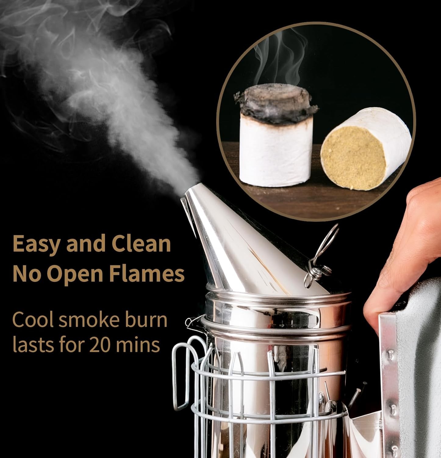 ZffXH 108 PCS/lot Bee Hive Smoker Pellet - 108 pcs Pellets Fuel 