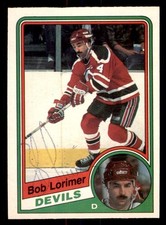 1984 OPC O-Pee-Chee Hockey #114 Bob Lorimer Signed Autograph (no COA) *d3