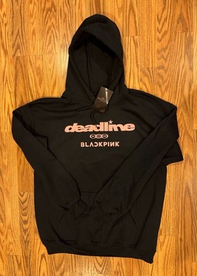 BLACKPINK K-POP Deadline World Tour 25-26 Black Hoodie OFFICIAL
