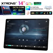 Android 13 Car Headrest Monitor 14 Inch QLED Rear Seat Screen For Mercedes Benz