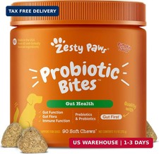 Zesty Paws Probiotics for Dogs - Digestive Enzymes for Gut Flora, Digestive Heal