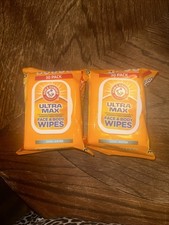 Wipes Arm  Hammer Max Face  Body Wet Wipes Fresh Scent 60 Qty Count 2 Pks.