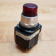Allen Bradley 800T-PBT16R Momentary Push Button, Series T, 120V, 60Hz, Red