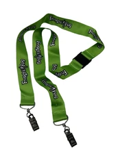 FROGGY'S FOG IAAPA 2025 Orlando Lanyard from the Trade Show Green