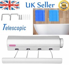 Telescopic Retractable Clothesline Clothes Drying Rope Hanger for Indoor Outdoor