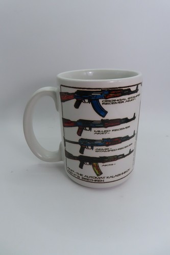 CUPPA AK-47 The Automat Kalashnkov And It's Brethren 15oz Ceramic Coffee Cup Mug - Picture 19 of 23