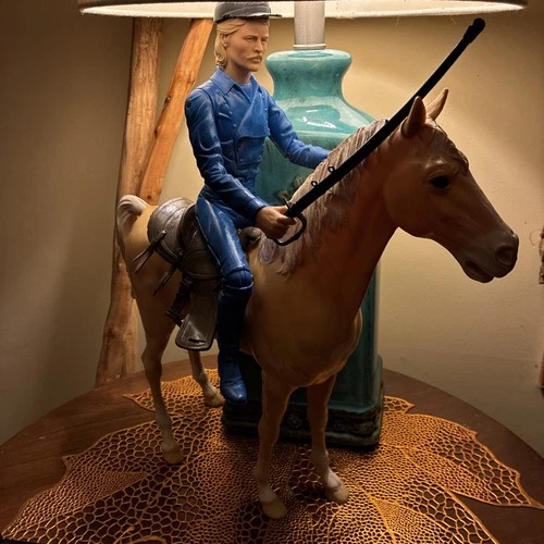 Marx Toys Lot General Custer Thunderbolt Horse US Calvary Gear Holsters Saddles