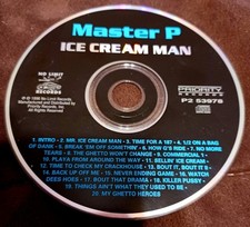Master P Ice Cream Man CD Album No Limit Priority Records Disc Only