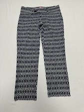 Lilly Pulitzer Chino Nautical Navy Pants Size 2x24 Crop Circle Print
