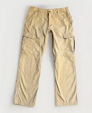 Carhartt Force Relaxed Fit Work Pants Mens 34x31 Khaki Cargo Utility Ripstop