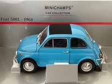 MINICHAMPS Fiat 500L 1/18 Model Car Blue Limited Edition High Detail Limited