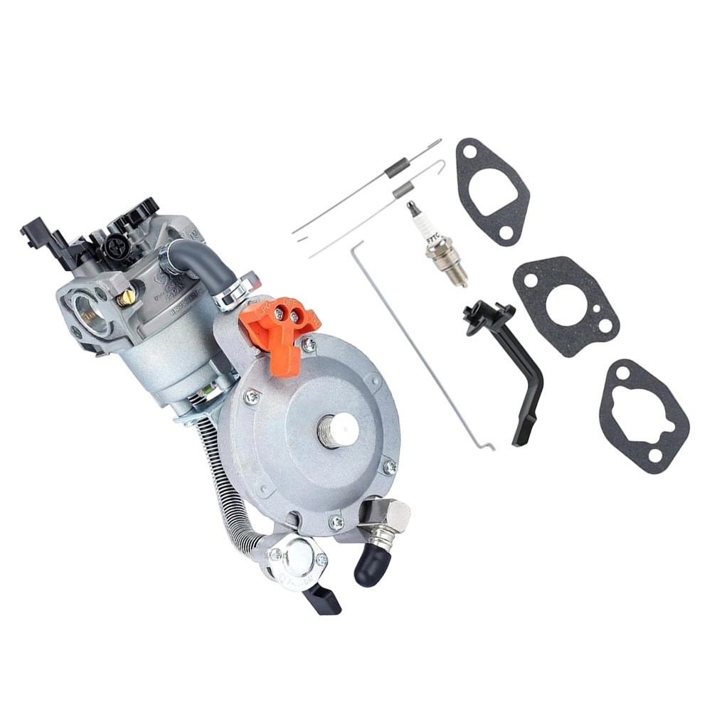 Dual Fuel Carburetor for GX160 For GX200 For LPG Propane Generator Conversion