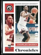 Charles Bassey 2021 Panini Chronicles Draft Picks #23 WKU Hilltoppers