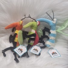 Jellycat Funky Bug Orange, Blue, Red  New With Tags x3