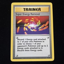 Super Energy Removal 79/102 Trainer Base Set Unlimited 1999 Pokémon TCG NM on eBay