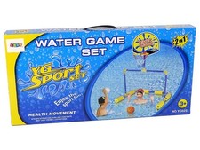 Juego de agua bolas de canasta de portería 2 en 1