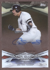 2018 Topps Clearly Authentic Gary Sanchez MLB Awards Autos Black /75 #MLBAA-GS